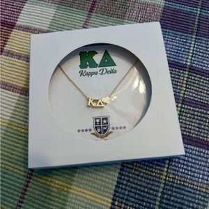 Kappa Delta fashion Gold tone Necklace